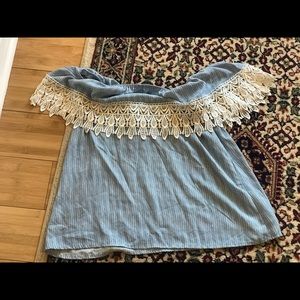 Off the shoulder blouse